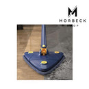 Esfregão Triangulo Mop De Limpeza Ajustável Giratória 360°