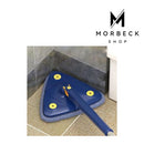 Esfregão Triangulo Mop De Limpeza Ajustável Giratória 360°