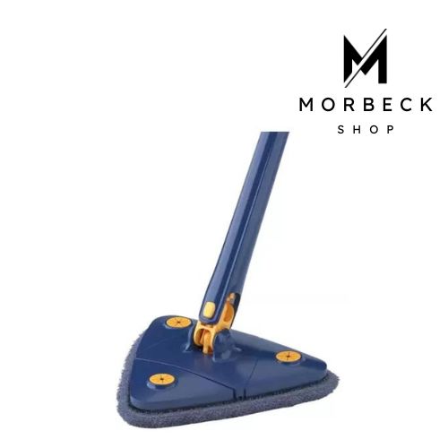 Esfregão Triangulo Mop De Limpeza Ajustável Giratória 360°