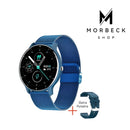 SmartWatch IP67 Redondo Pulseira Metálica